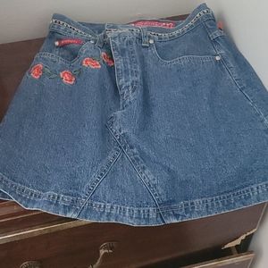 No excuses womens jeans skirt 9/10